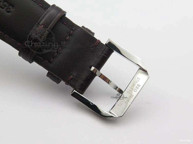 MIROTIME 0316 Affordable Ingeniuer St.Laurens SS Brown Dial MK 1:1 Best Edition On Black Leather Strap A 7365